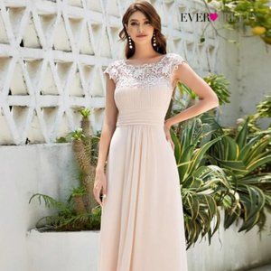 Apricot Elegant Dress